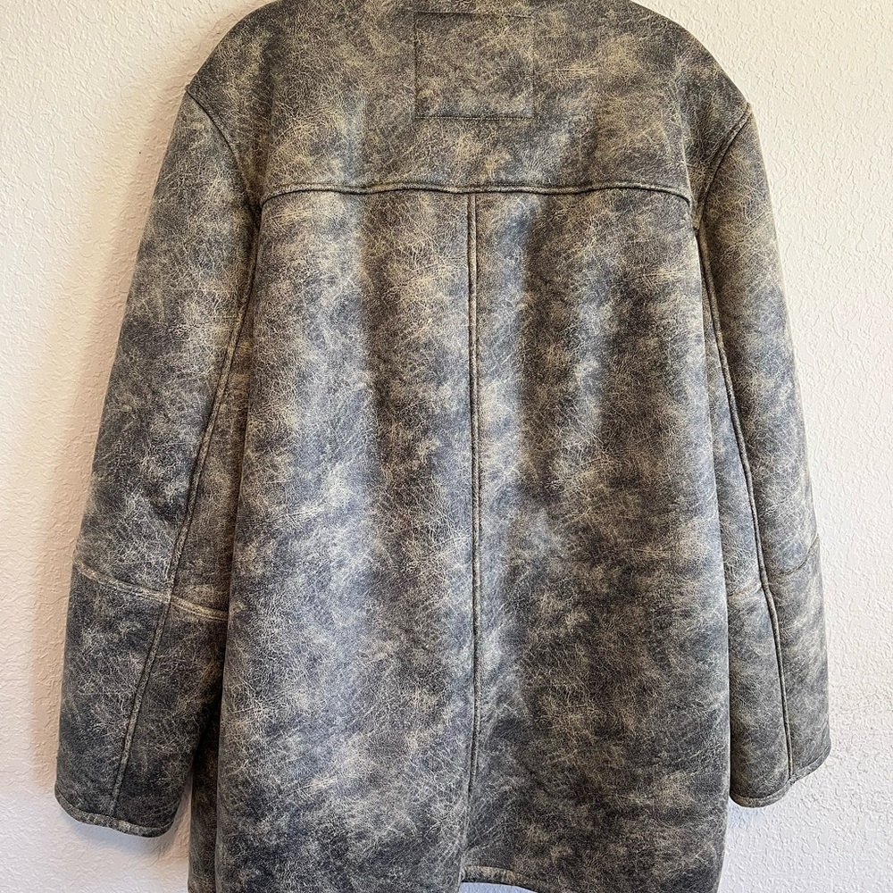 Tommy Hilfiger Men's Classic Faux Shearling Walking Coat - Size XXL - Picture 8 of 11